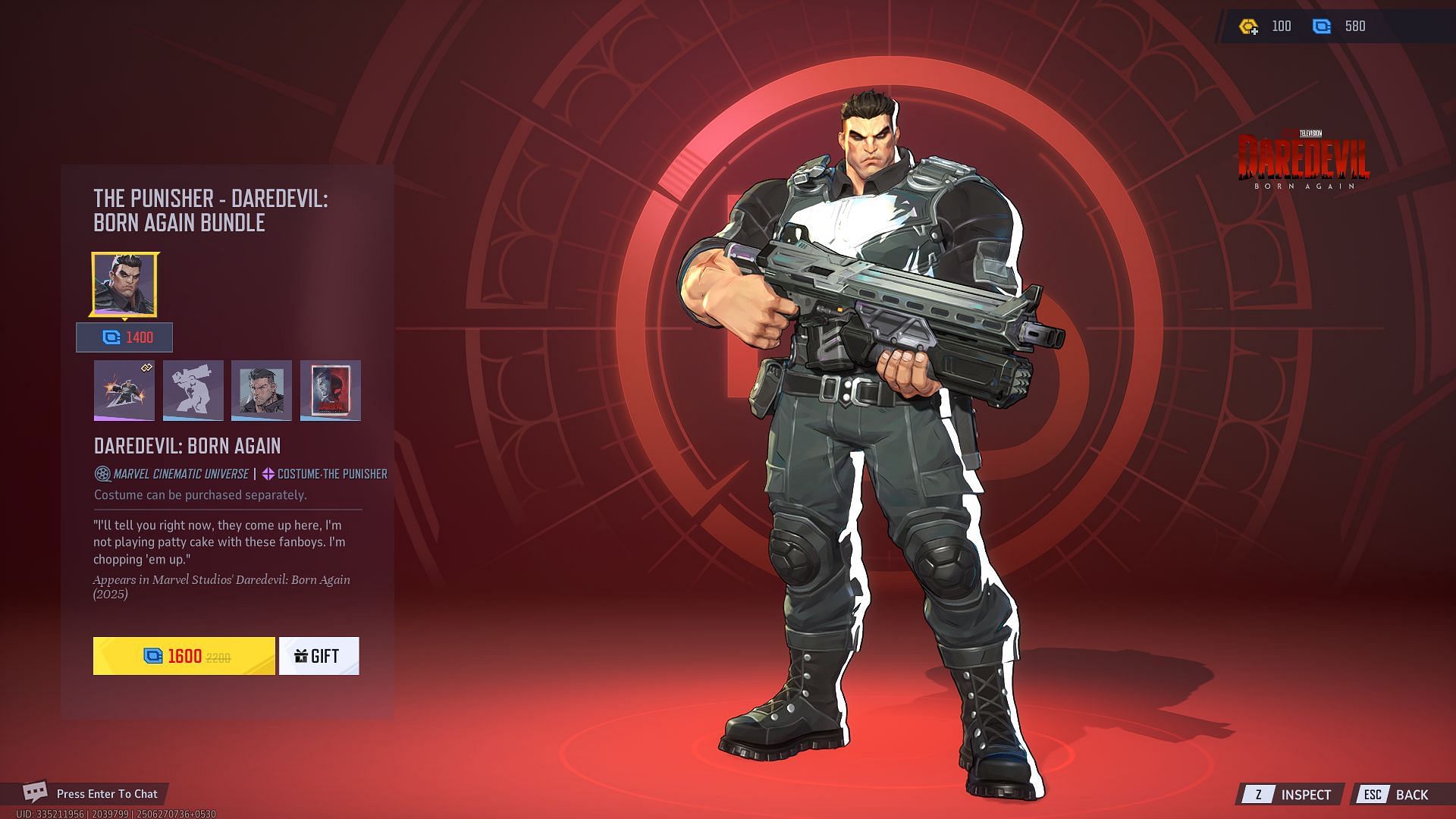 Born Again skin showcase (Image via NetEase Games)